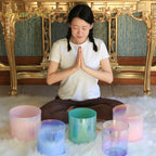 Crystal Soul New Colorway Five Elements Harmony Sound Alchemy Crystal Bowl Set