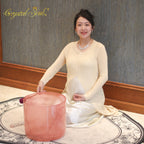 Crystal Soul 14" Rose Nude Pink Alchemy Crystal Bowl