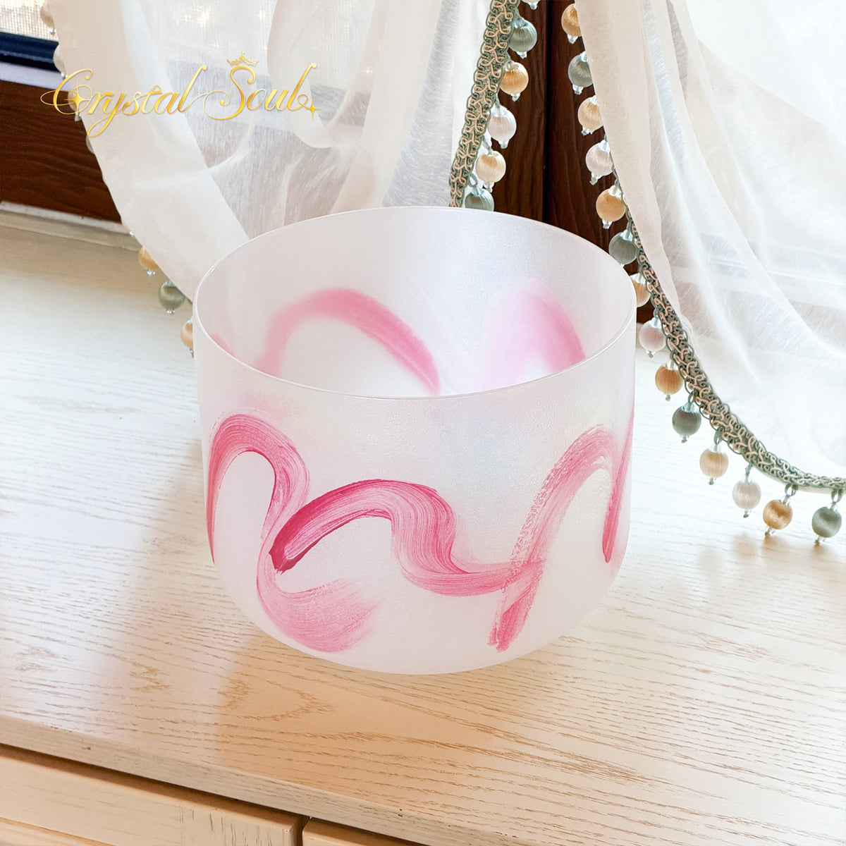 Crystal Soul Thetis Alchemy Frosted Crystal Singing Bowl