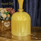 Crystal Soul Glazed Yellow Holy Grail Crystal Singing Bowl