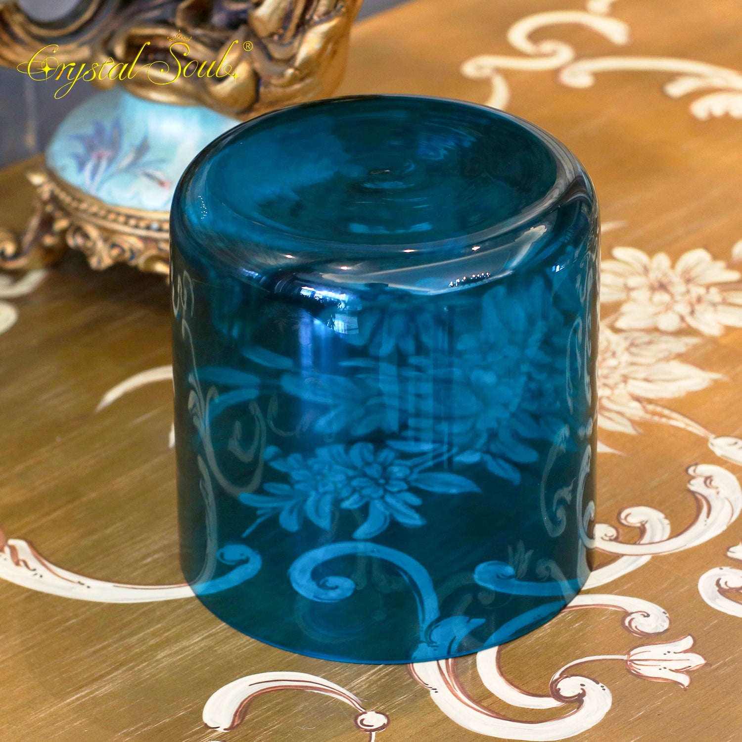 Crystal Soul Classic Navy Alchemy Crystal Bowl