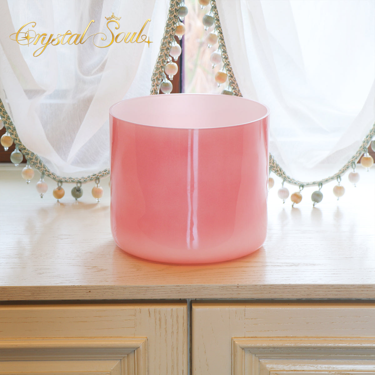 Crystal Soul  Lunar Blush Alchemy Crystal Bowl