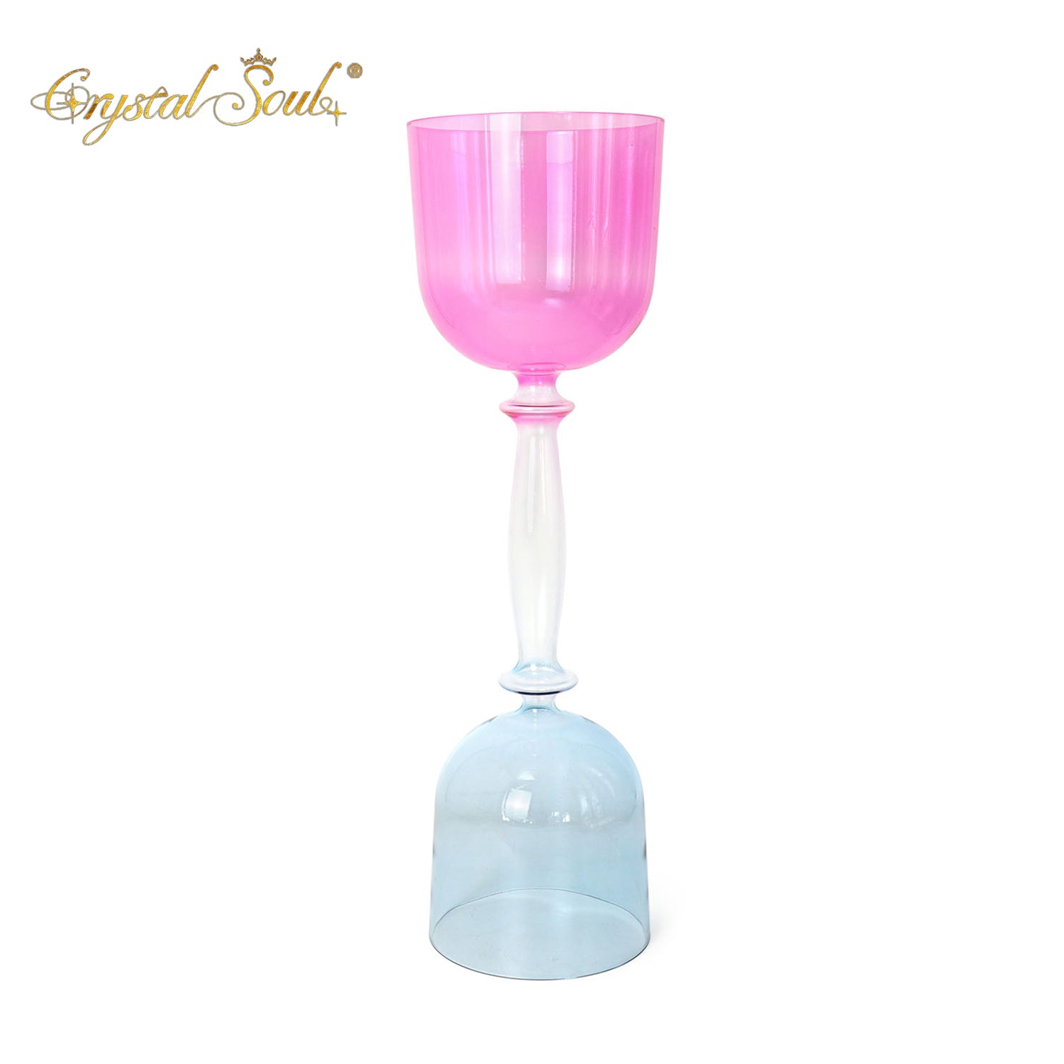 Crystal Soul Azure Pink Double-headed Crystal Holy