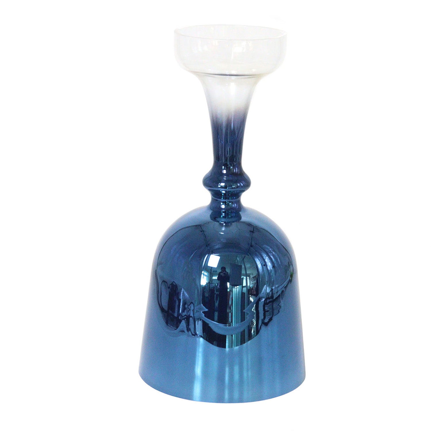 Sapphire Gradient Alchemy Crystal Singing Bowl Holy Chalice
