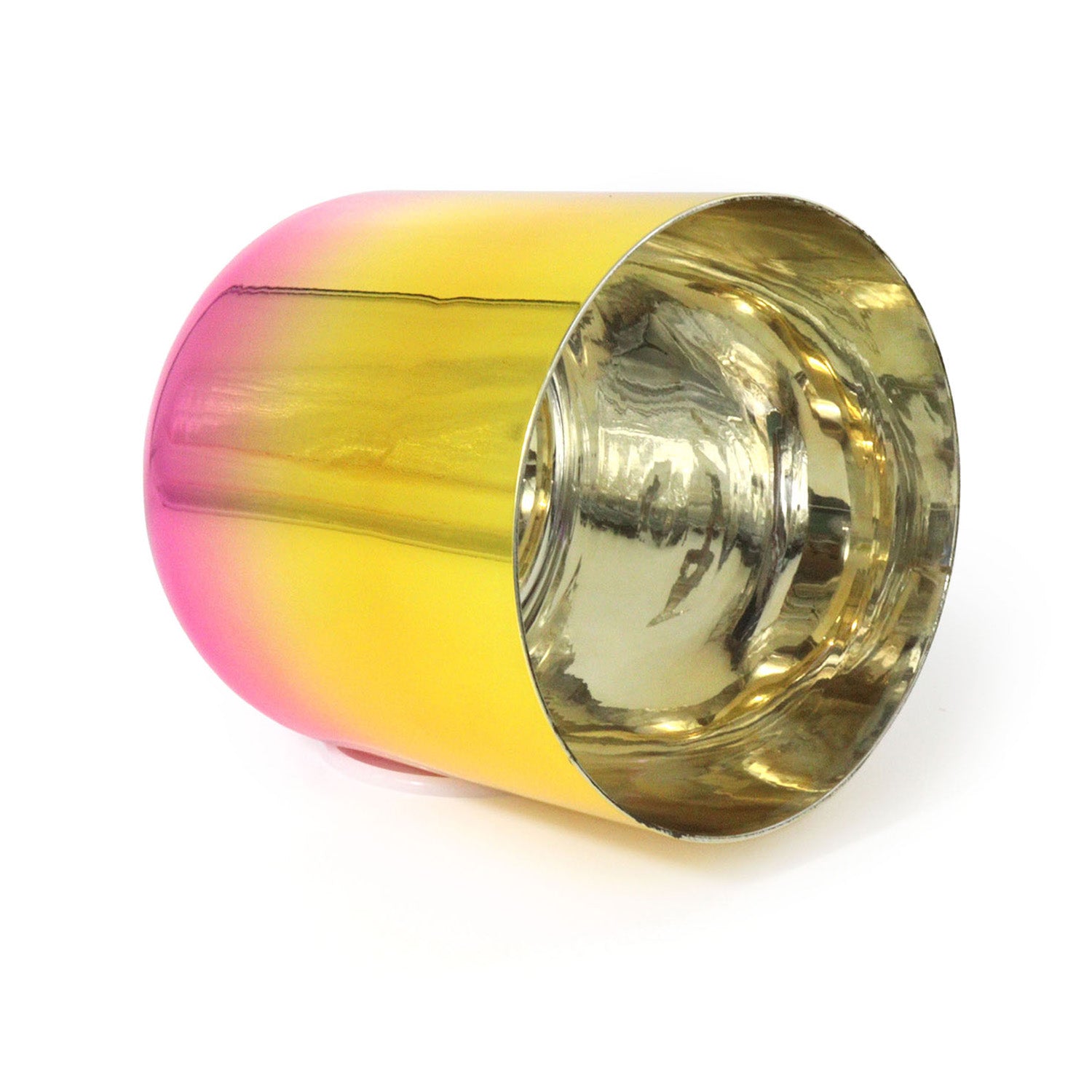 Crystal Soul Electroplated Gold Dust Gradient Alchemy Crystal Singing Bowl