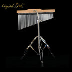 Crystal Soul 36/25 Sets of Silver Wind Chime with Bracket the Percussion Instruments