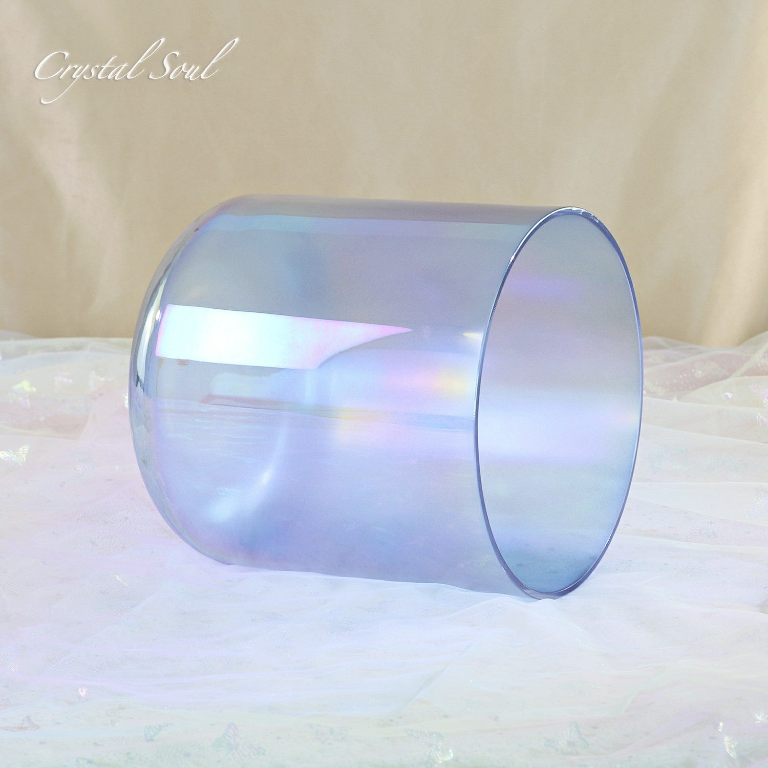 Crystal Soul Bluish Gradient Clear Alchemy Singing Bowl