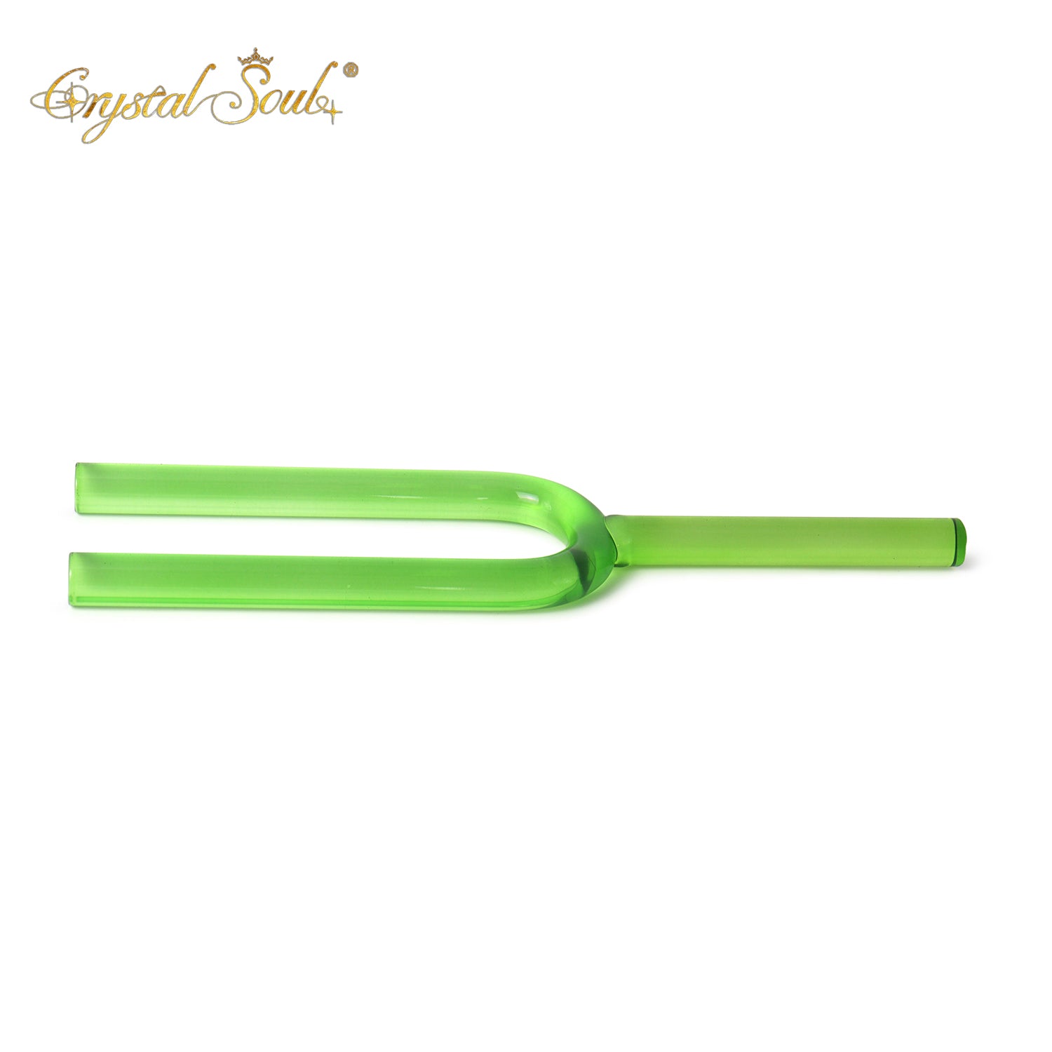Crystal Soul Green Crystal Singing Fork