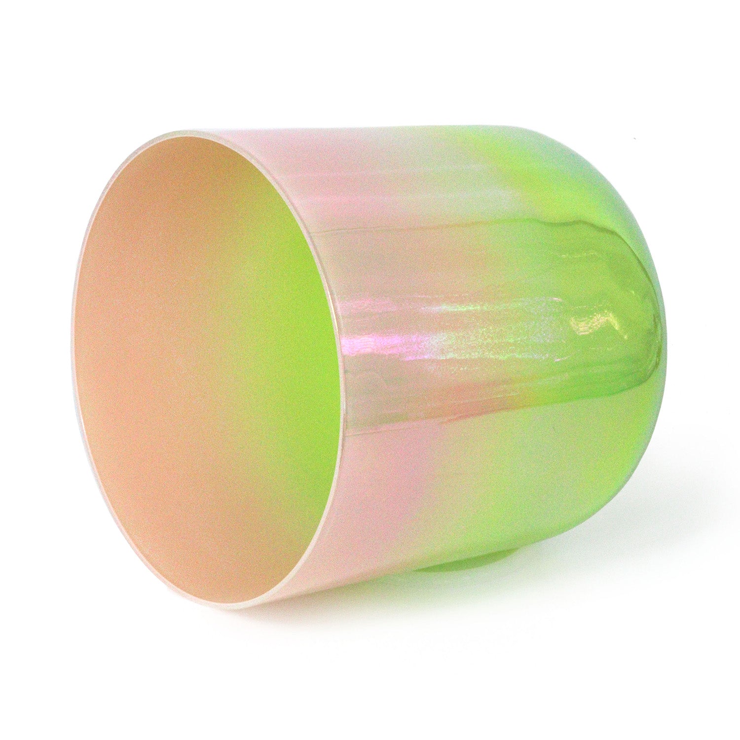 Crystal Soul Pink and Green Gradient Alchemy Crystal Singing Bowl