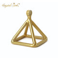 Crystal Soul Golden Mini Pyramid