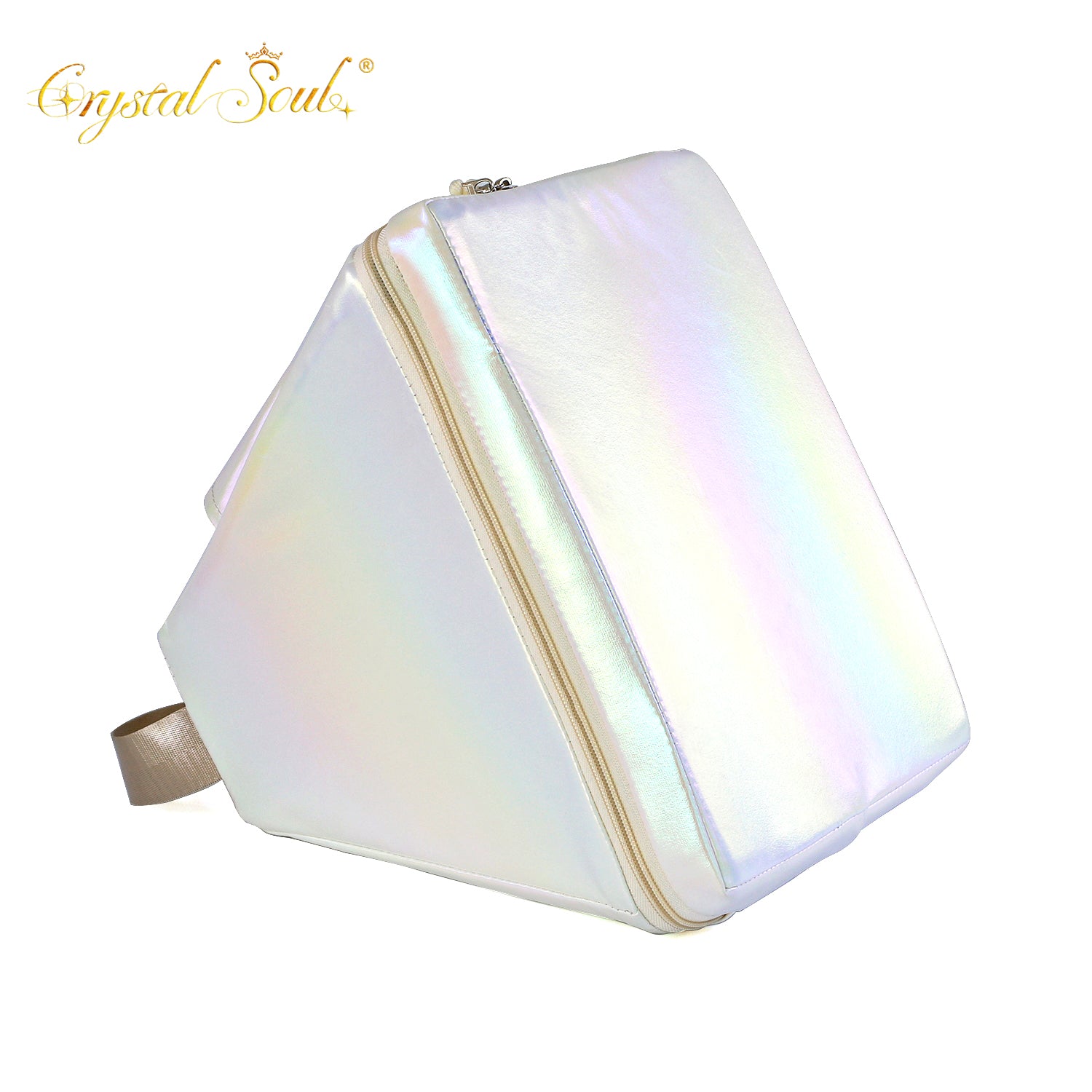 Crystal Soul Crystal Pyramid White Shockproof Bag