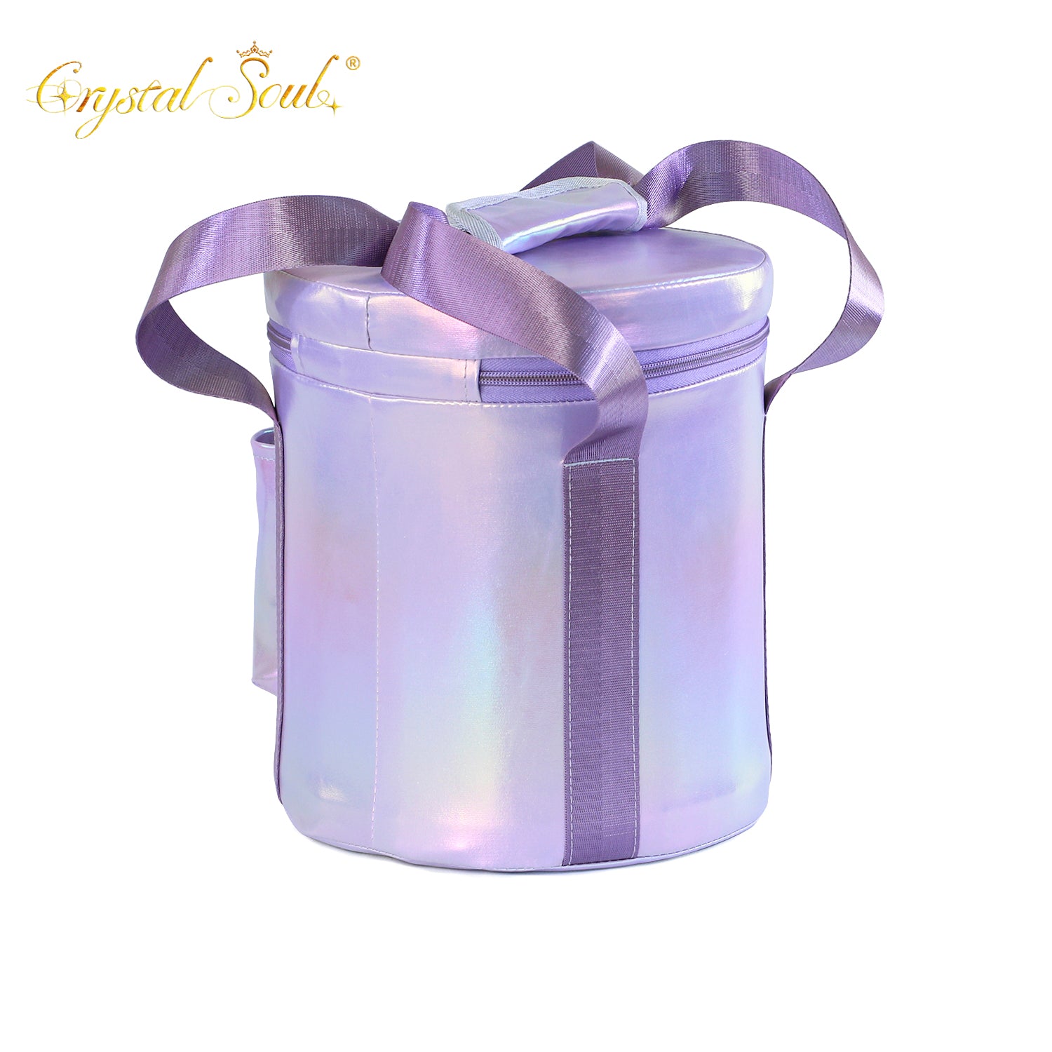 Crystal Soul Crystal Singing Bowl Purple Shockproof Bags