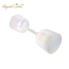 Crystal Soul Pearl White Double-headed Crystal Holy