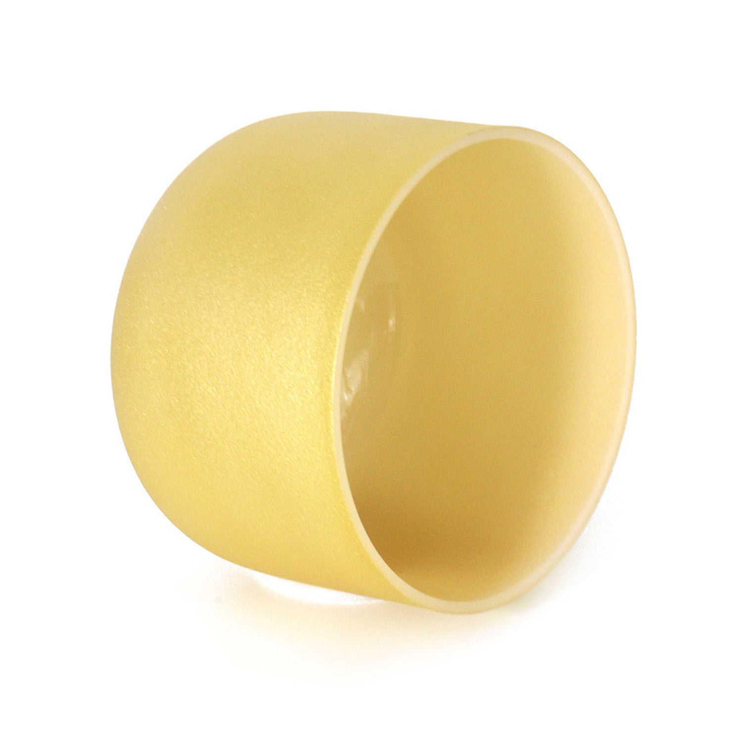 Crystal Soul Gold Quartz Frosted Crystal Singing Bowl