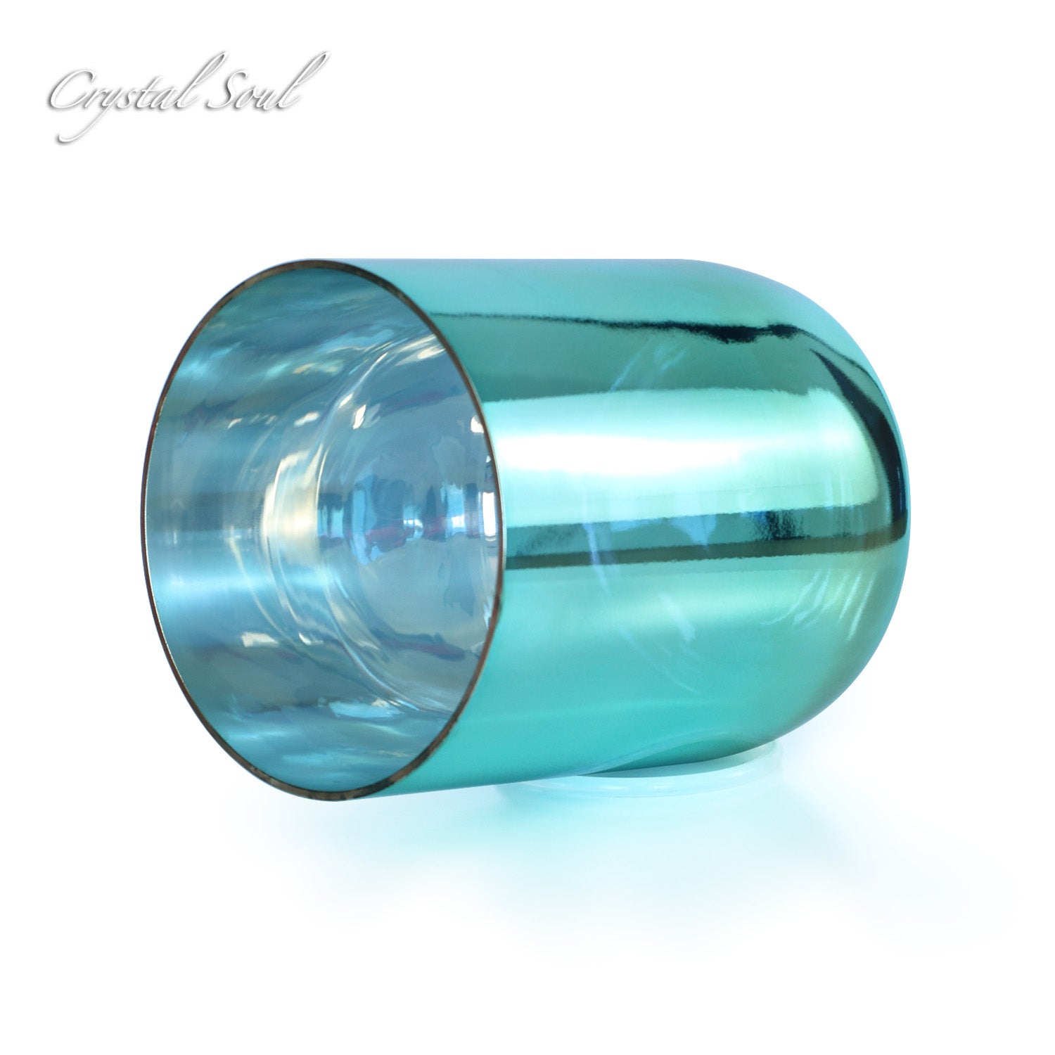 Crystal Soul Electroplated Green Crystal Singing Bowl