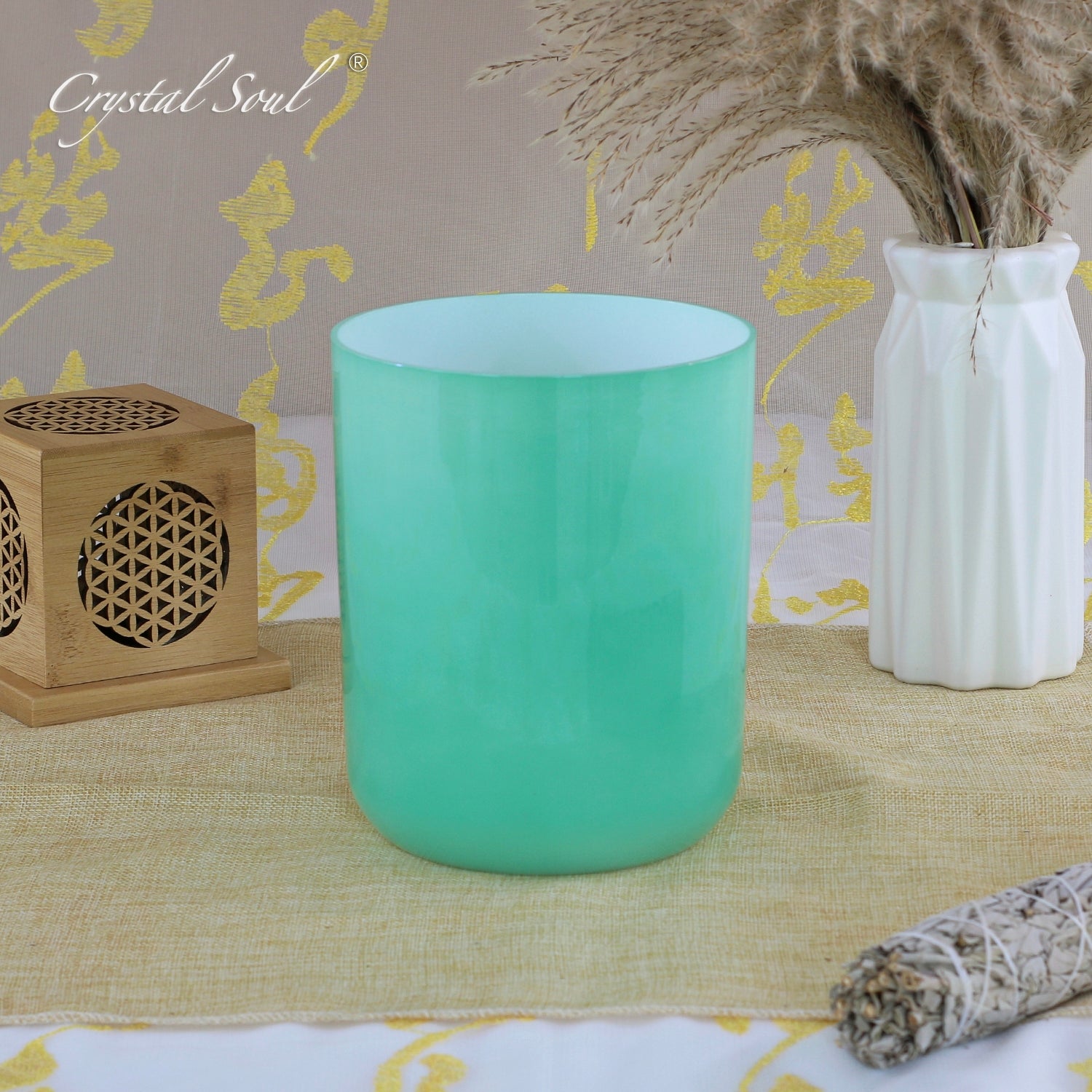 Green Alchemy Crystal Bowl