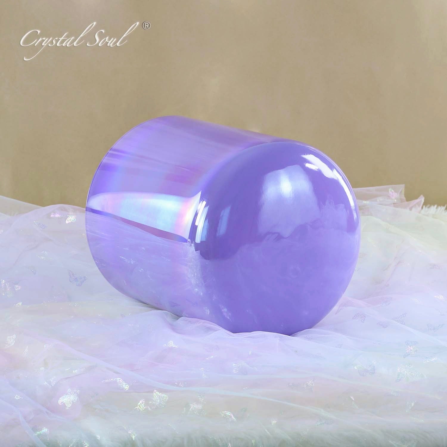 Crystal Soul Starry Sky Purple Alchemy Crystal Bowl