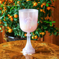 Crystal Soul High Quality Custom Engraved Pink Holy Grail Alchemy Crystal Bowl