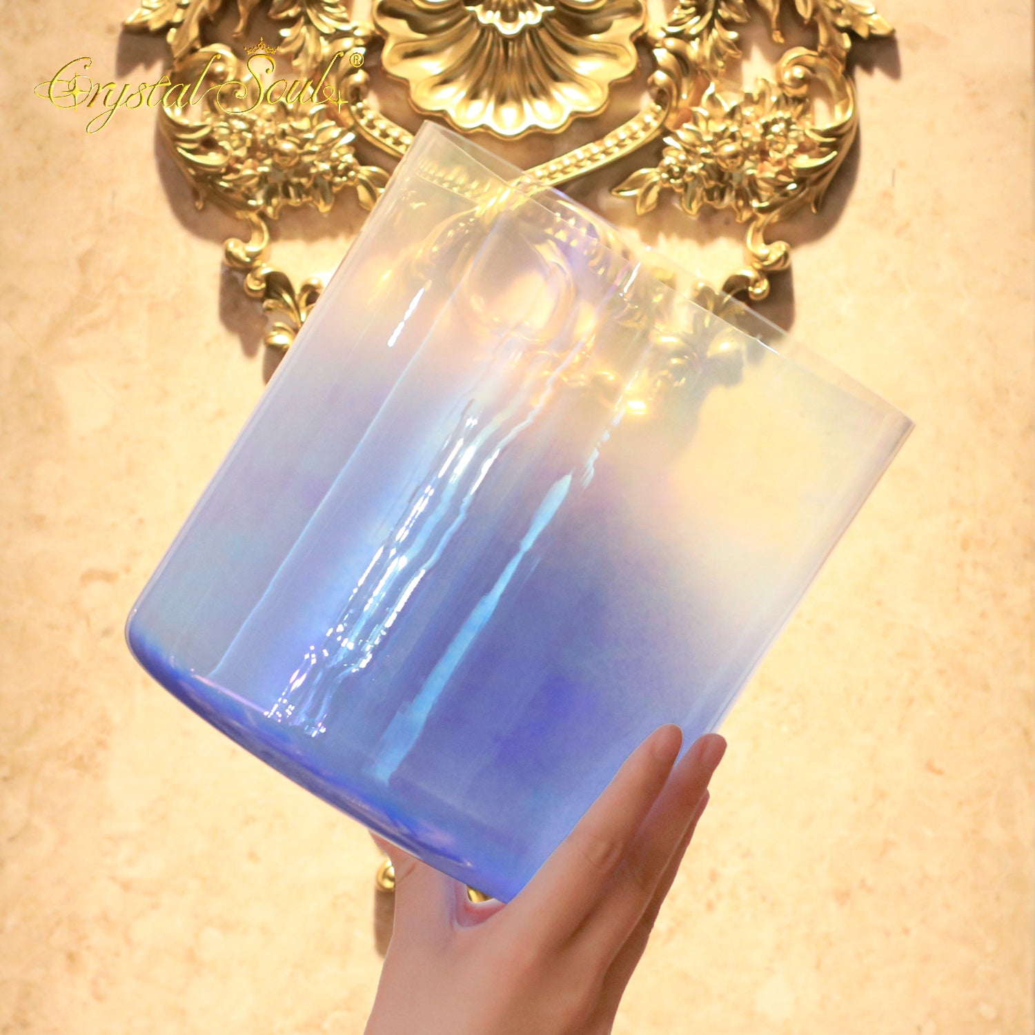 Crystal Soul Classic Indigo Alchemy Crystal Bowl