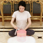 Crystal Soul Classic Gradient Pink Alchemy Crystal Bowl