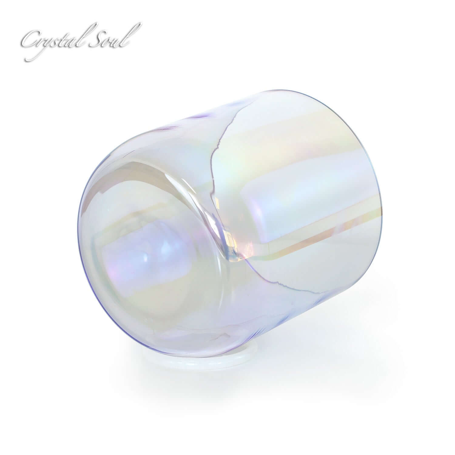 Crystal Soul Purple Clear Crystal Singing Bowl