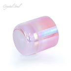 Crystal Soul Pink Clear Gradient Crystal Singing Bowl