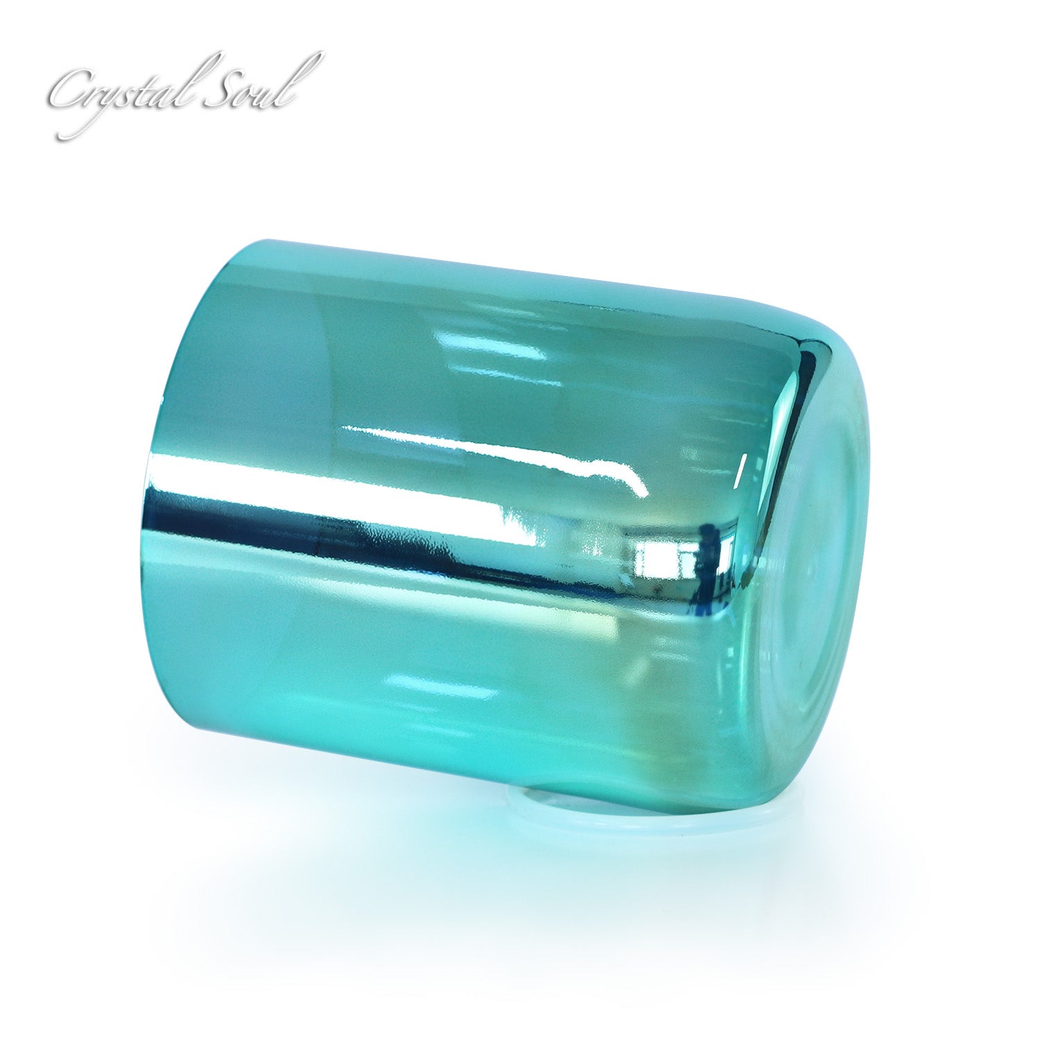 Crystal Soul Electroplated Green Crystal Singing Bowl