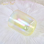 Crystal Soul Yellow Aurora Clear Alchemy Crystal Bowl