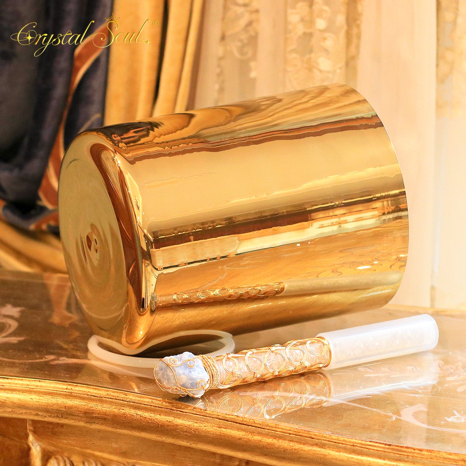 Crystal Soul High Energy 24K Gold Alchemy Crystal Bowl