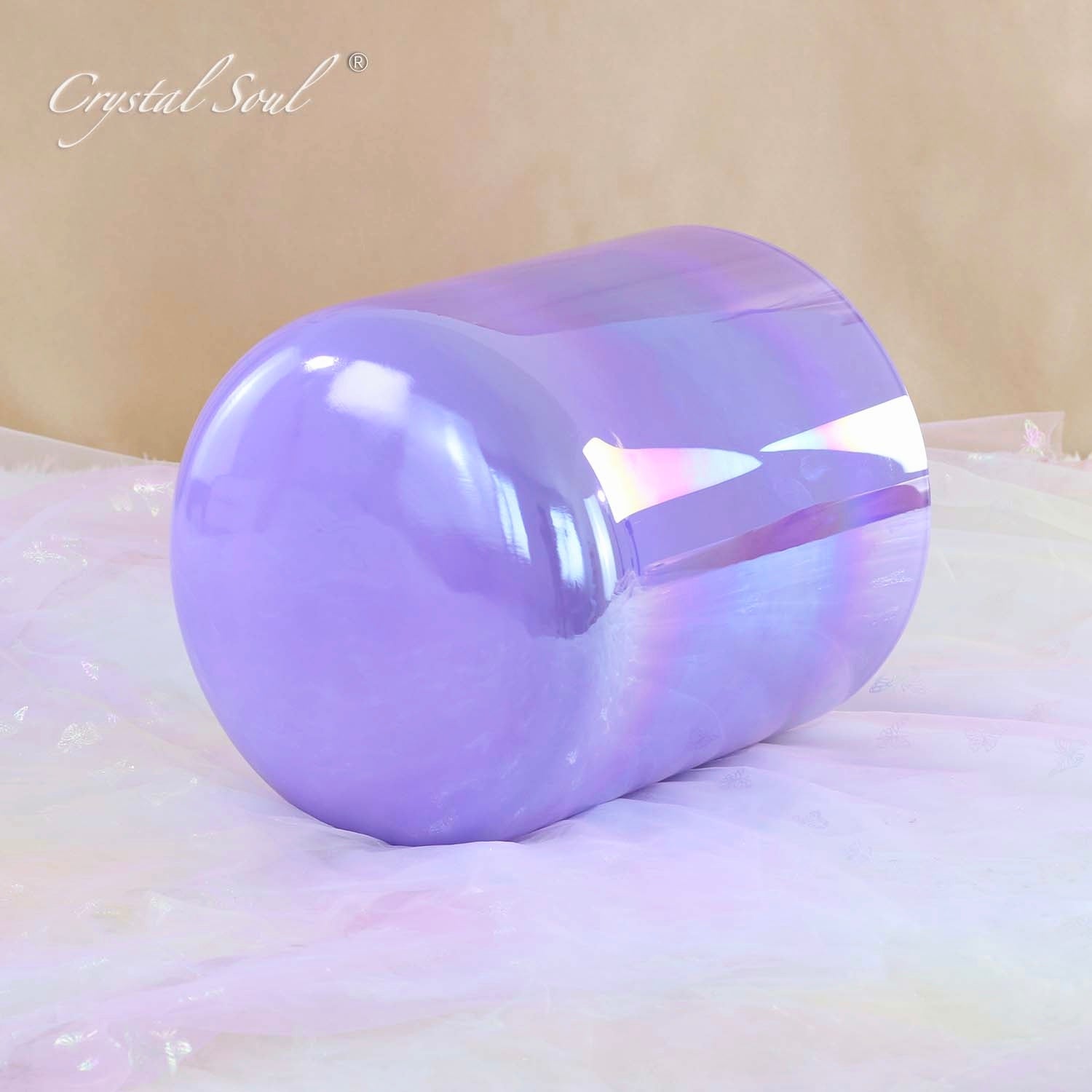 Crystal Soul Starry Sky Purple Alchemy Crystal Bowl
