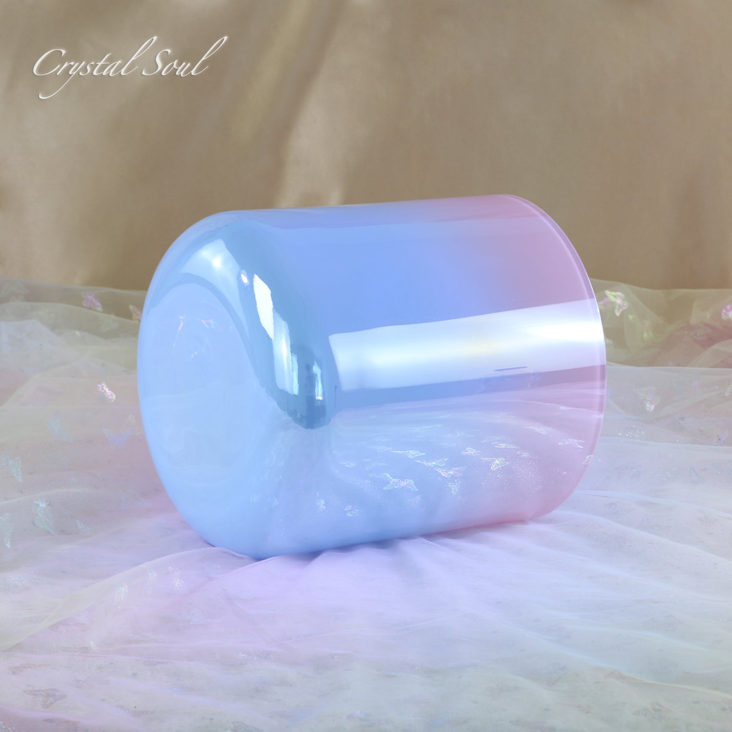 Crystal Soul Powder Azure Gradient Alchemy Crystal Bowl