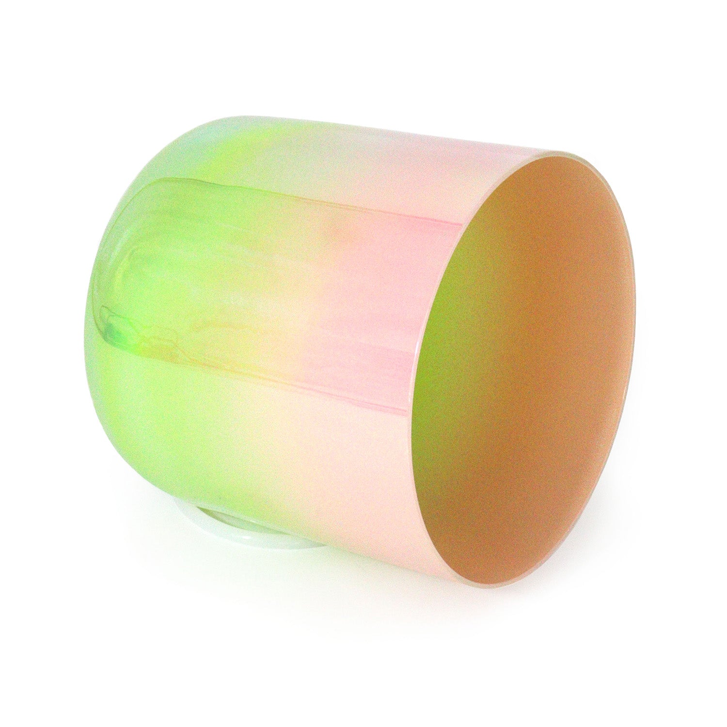 Crystal Soul Pink and Green Gradient Alchemy Crystal Singing Bowl