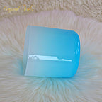 Crystal Soul Azure Gradient Clear Alchemy Crystal Bowl