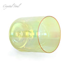 Crystal Soul Yellow Green Clear Alchemy Crystal Bowl