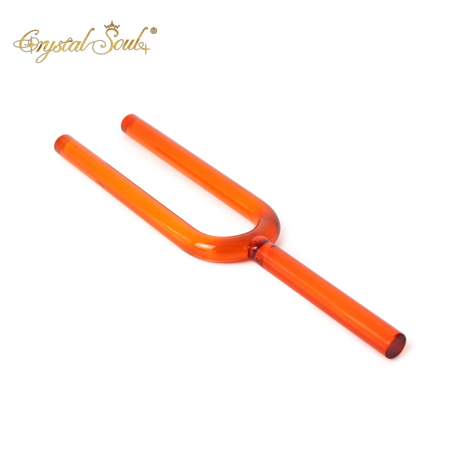 Crystal Soul Orange Crystal Singing Fork