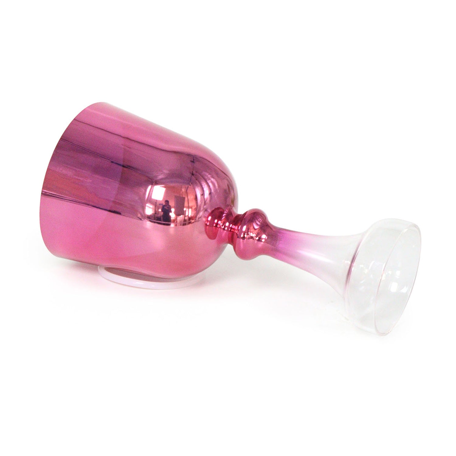 Pink And White Gradient Plating Double-headed Crystal Holy