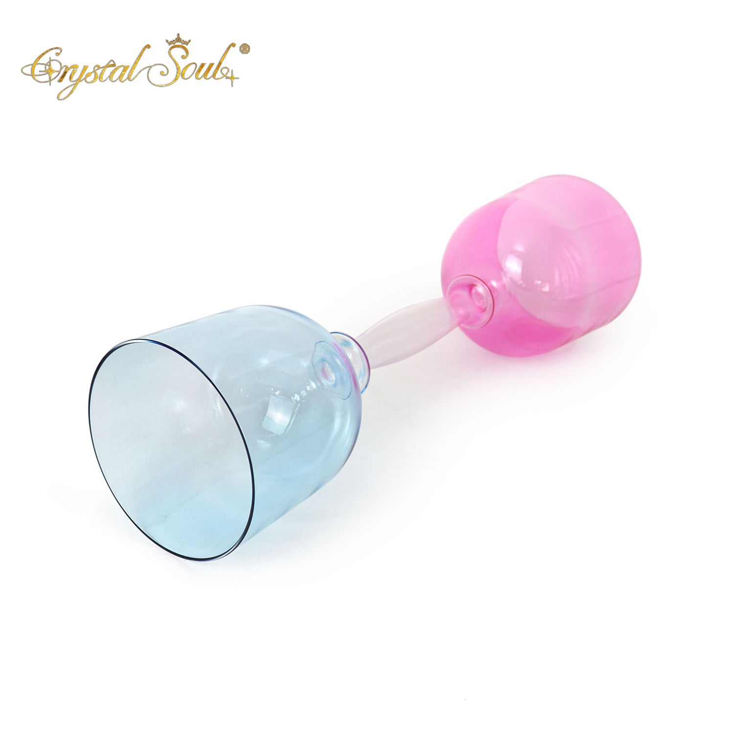 Crystal Soul Azure Pink Double-headed Crystal Holy