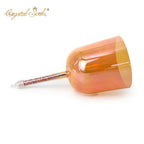 Crystal Soul Orange Jade Handle Alchemy Crystal Bowl