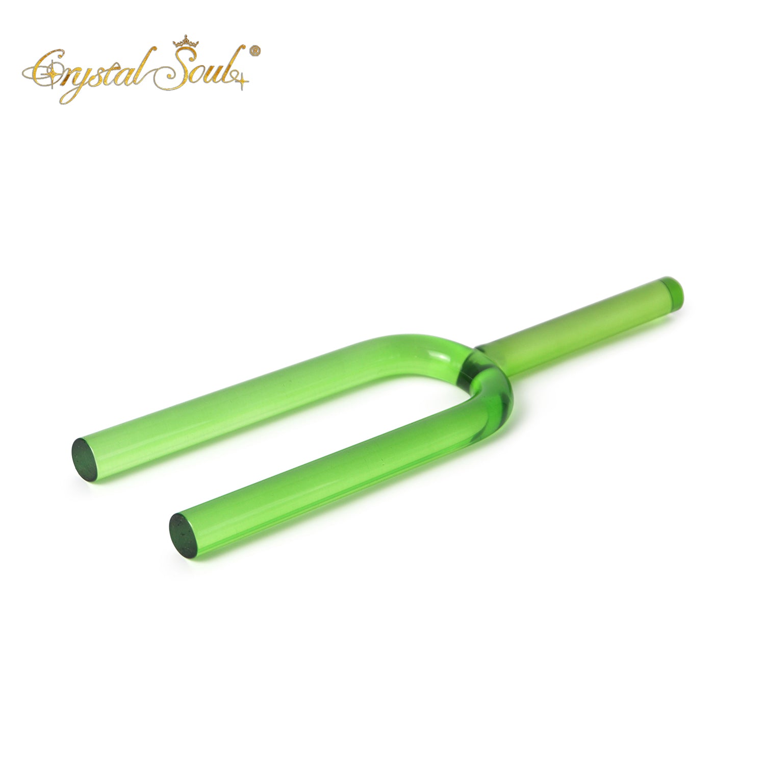 Crystal Soul Green Crystal Singing Fork