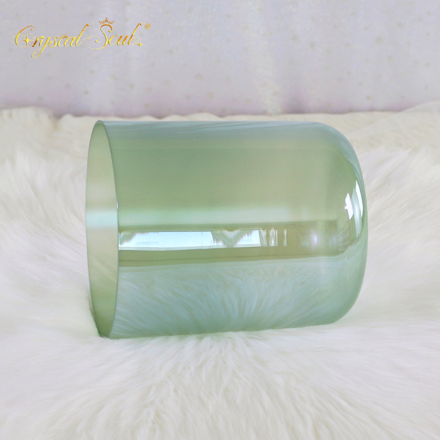 Crystal Soul Bright Green Clear Alchemy Crystal Bowl