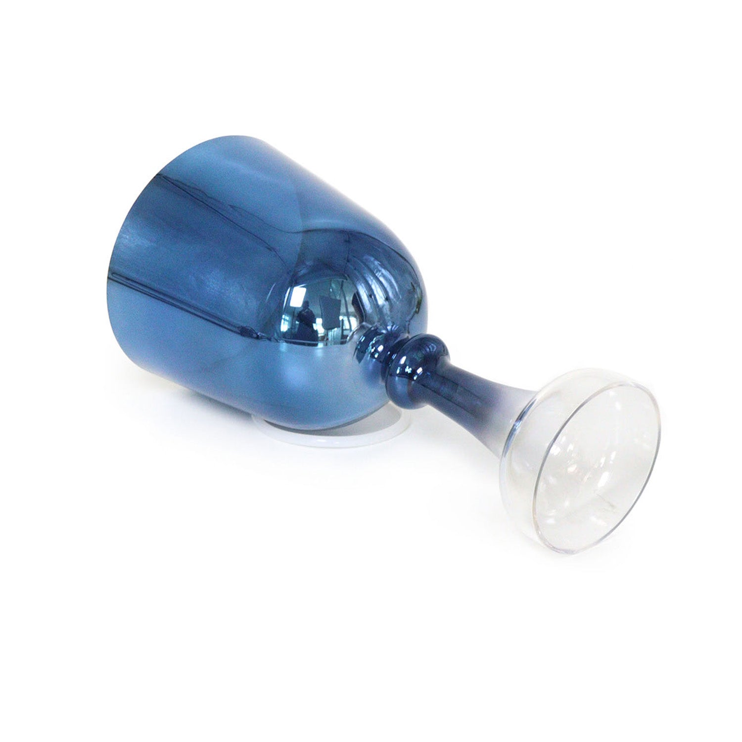 Sapphire Gradient Alchemy Crystal Singing Bowl Holy Chalice