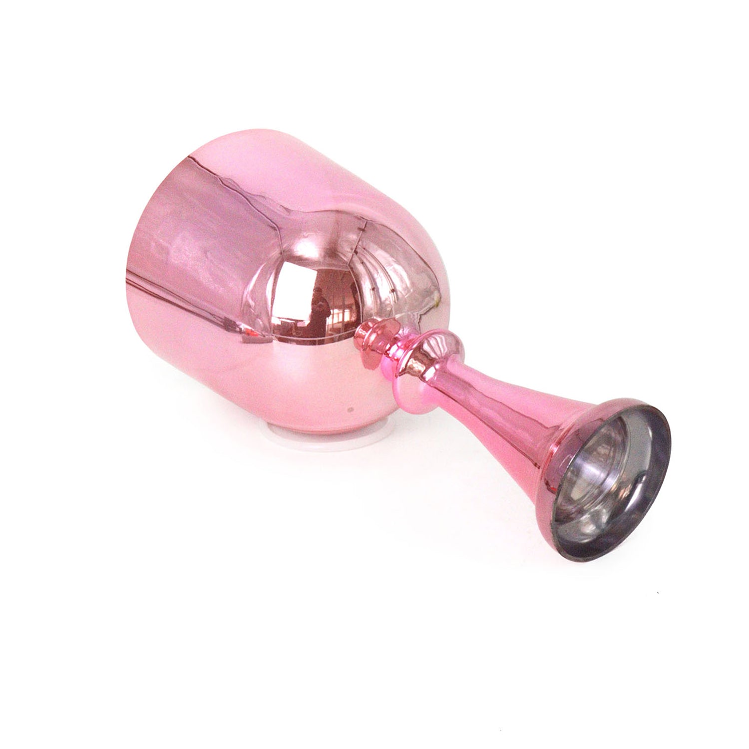 Electroplating Pink Double-headed Crystal Holy