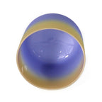 Crystal Soul Gold Purple Gradient Frosted Quartz Crystal Singing Bowl
