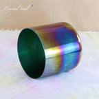 Crystal Soul Aurora Deep Green Alchemy Crystal Singing Bowl