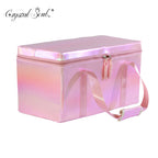 Crystal Soul Crystal Singing Bowl Pink Shockproof Bags