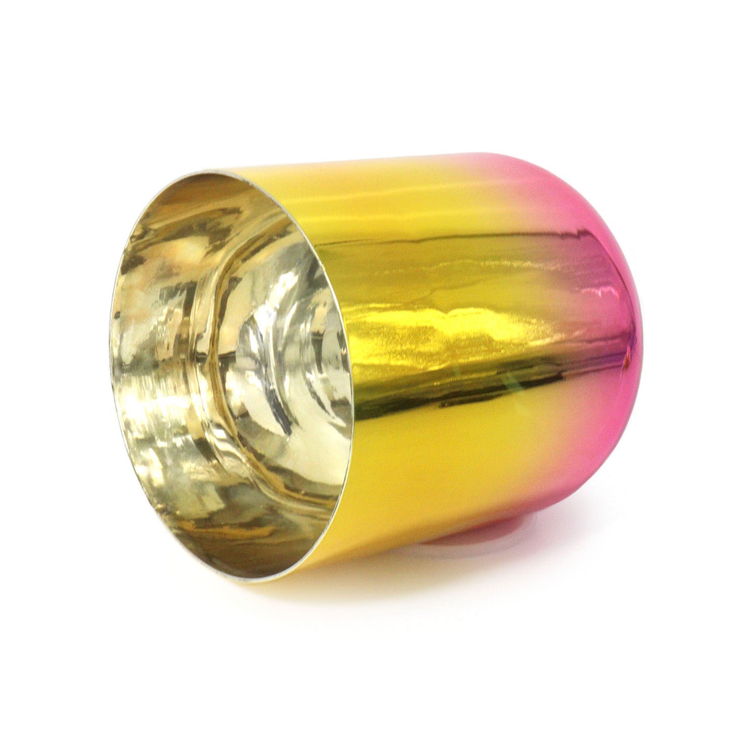 Crystal Soul Electroplated Gold Dust Gradient Alchemy Crystal Singing Bowl