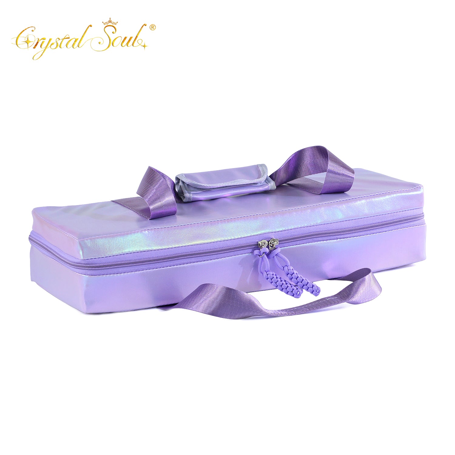 Crystal Soul Singing Fork Purple Laser Shockproof Bag