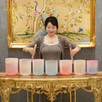 Crystal Soul Superior Design Macaron Pastel Colors Seven Chakra Alchemy Crystal Singing Bowl Harmony Set