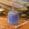 Crystal Soul NEW Design Crystal Sand Surrounding Indigo Aurora Handle Alchemy Crystal Bowl