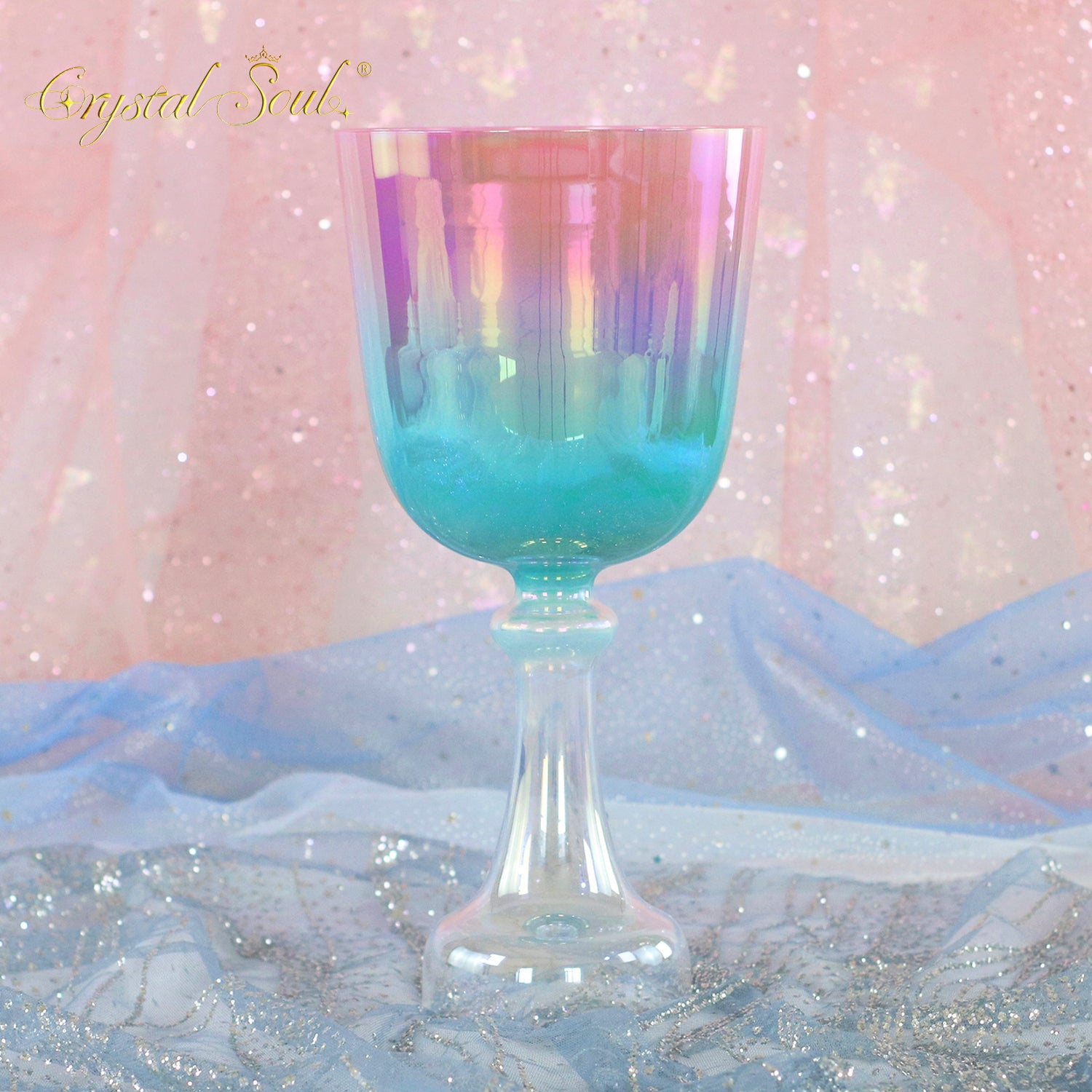 Crystal Soul Four-Layer Gradient Alchemy Holy Chalice Crystal Bowl